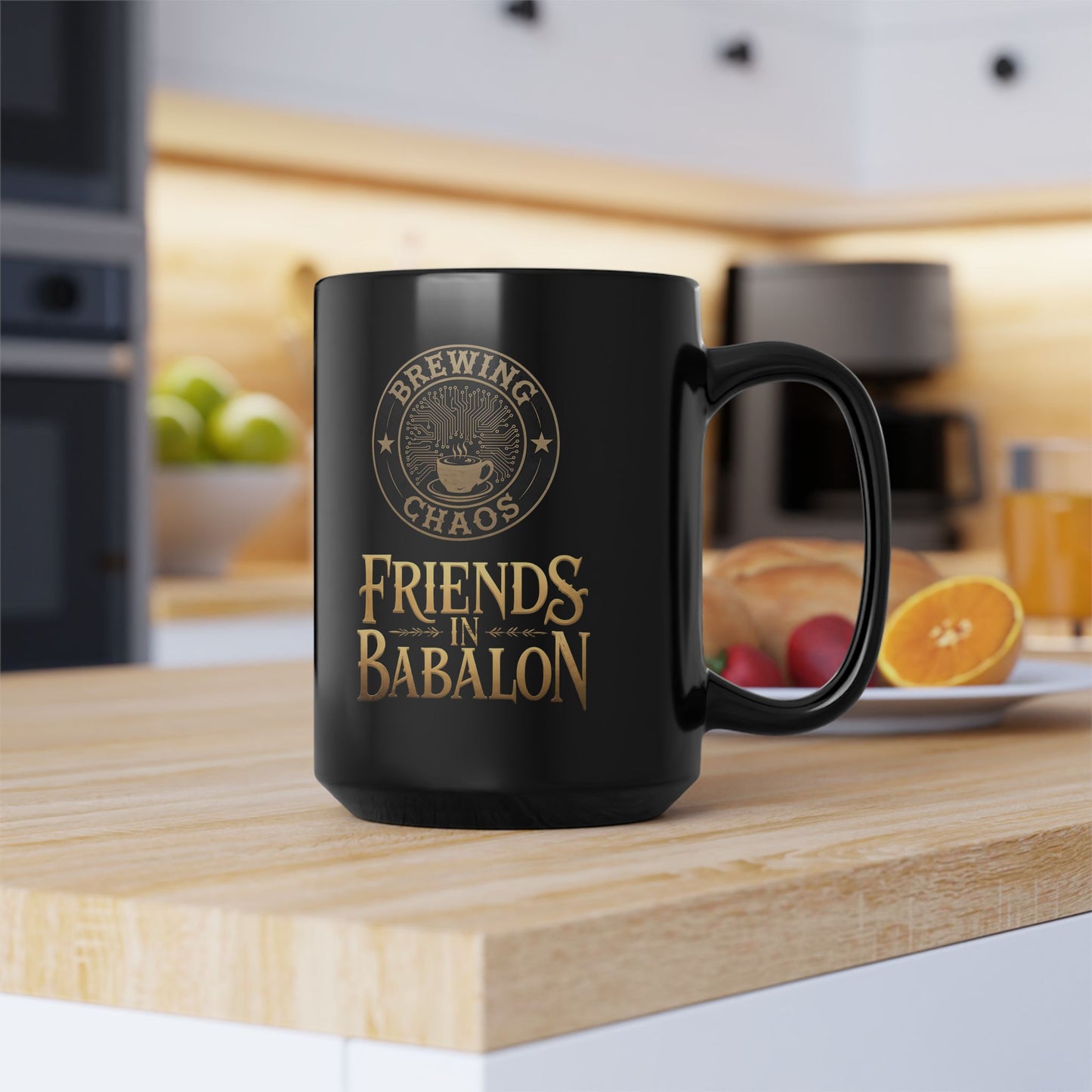 Friends In Babalon Mug, 15oz